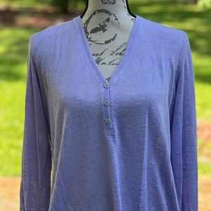 Victoria’s Secret lavender large sleep shirt with buttons